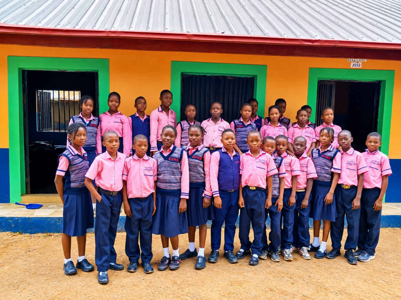Students at Good Victory Magnates Academy