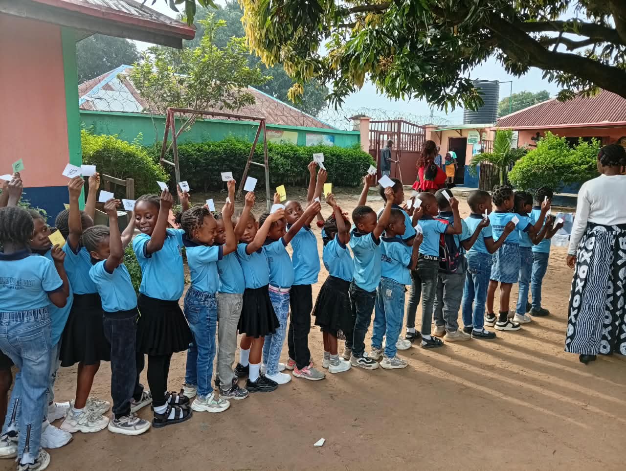 School activity at Good Victory Magnates Academy